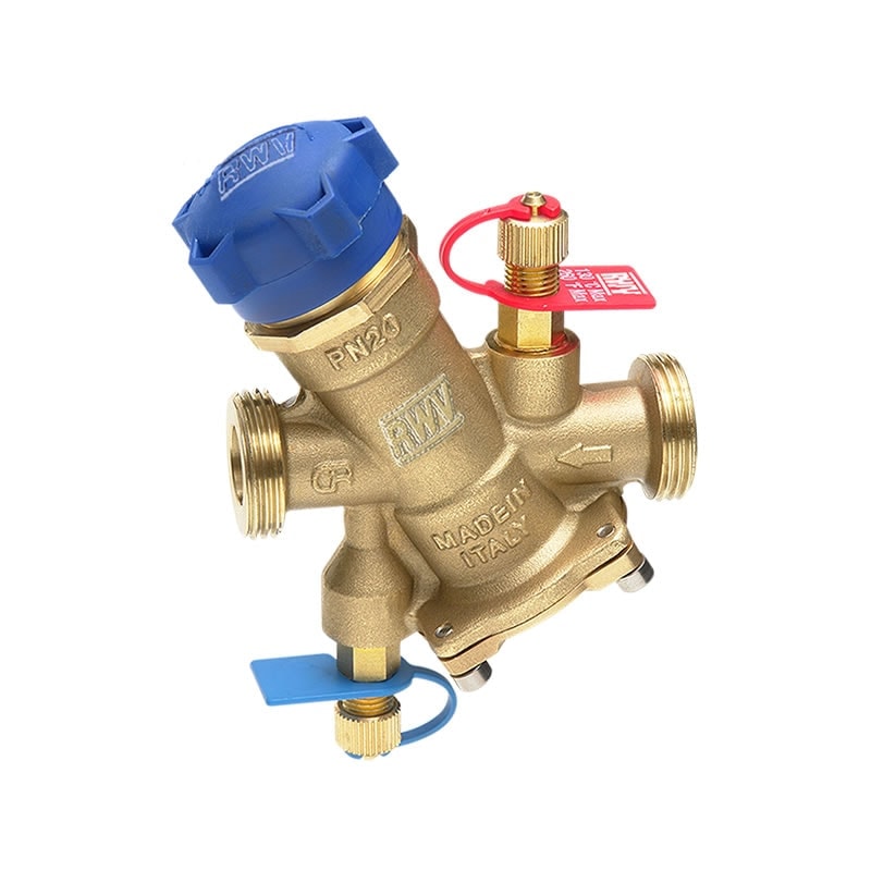 Red-White 9707RL DZR Brass Pressure Independent Control Valve (PICV) – 1/2"