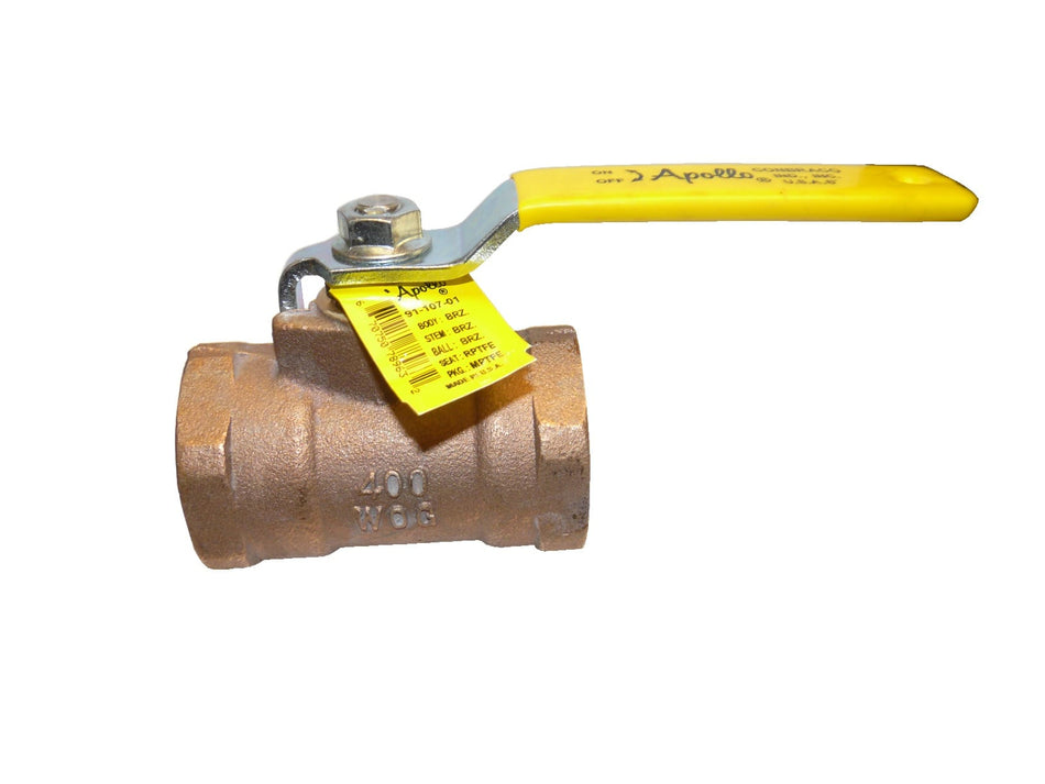 Apollo 9A Series Reduced Port Uni-Body Bronze Ball Valve