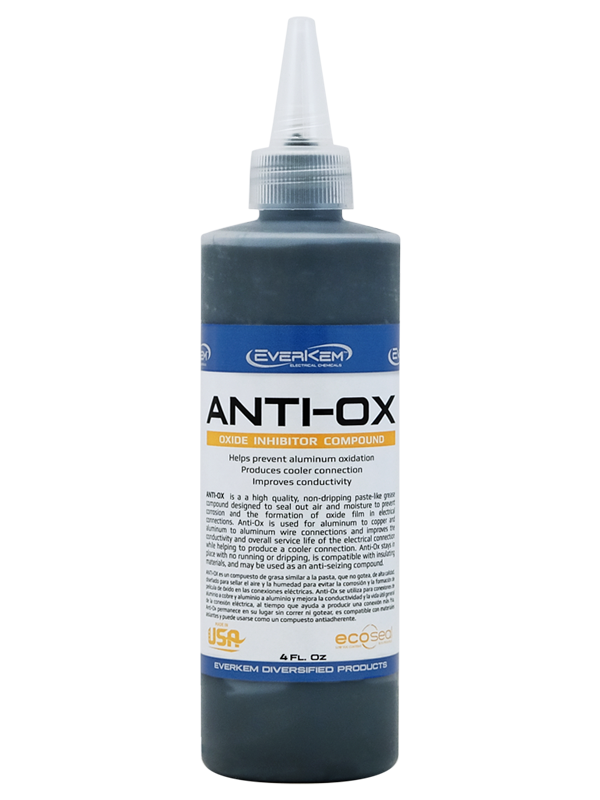 Everkem Anti-Ox Electrical Anti-Oxidant Compound – 8 oz – Black