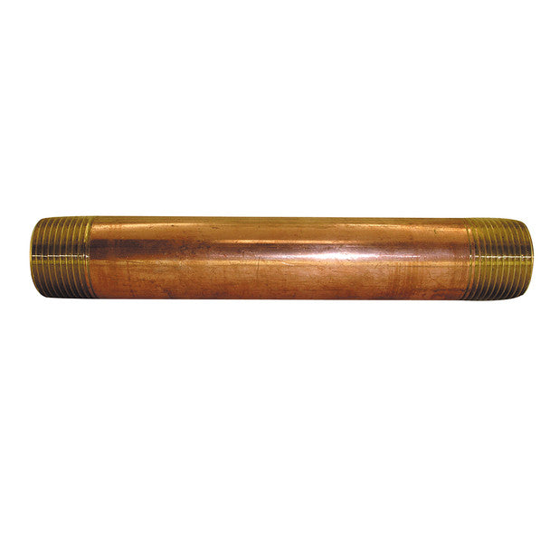 Brass SCH40 Lead Free Pipe Nipple (1"–3")