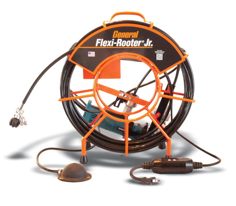 General Wire FRJRA – FlexiRooter Jr Drain Cleaning Machine