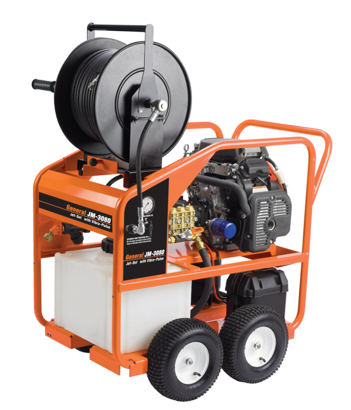 General Wire JM3080 - Water Jetter Unit Only: (No Hoses or Nozzles) 614cc Engin