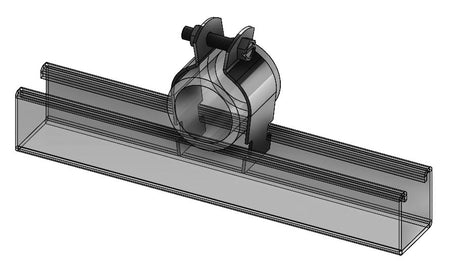 Empire Fig. 8350 Universal Pipe Clamp, Zinc