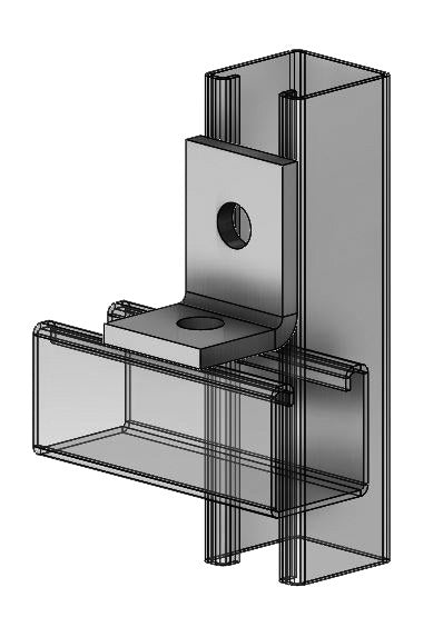 2-Hole Corner Angle Zinc 1-5/8" x 2-1/4"