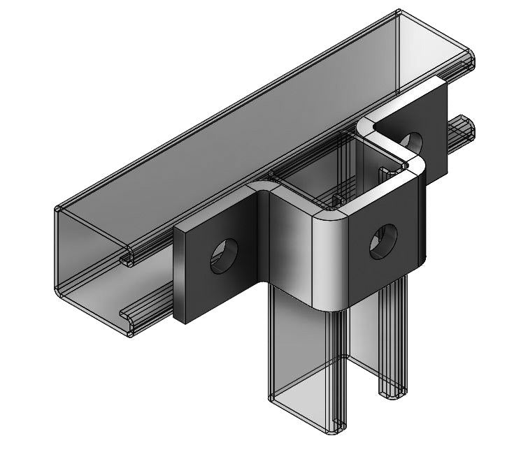 3 Hole U Support For 1 3/8"