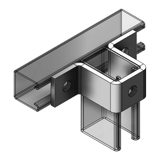 3 Hole U Support For 2 7/16"