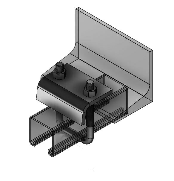 Empire Fig. 9086 Strut U-Bolt Beam Clamp, T-316 Stainless Steel