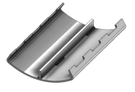 Empire Fig. 1905 Pipe Covering Protection Saddle, Plain Finish