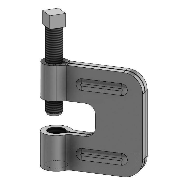 C-Clamp With Locknut T-316 Stainless Steel 5/8"