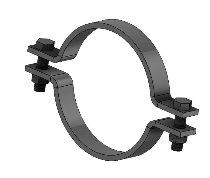 Empire Fig. 212 Standard Pipe Clamp, T-304 Stainless Steel