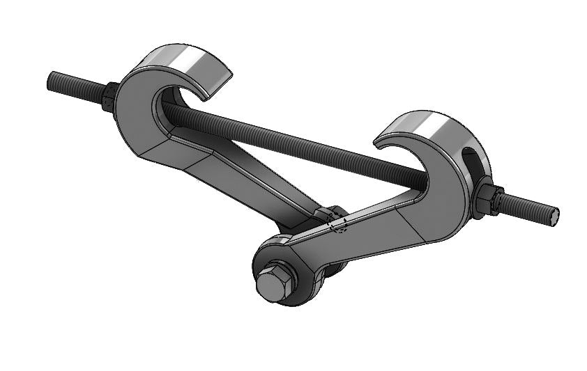 Malleable Iron Center Load Beam Clamp Electro-Galvanized