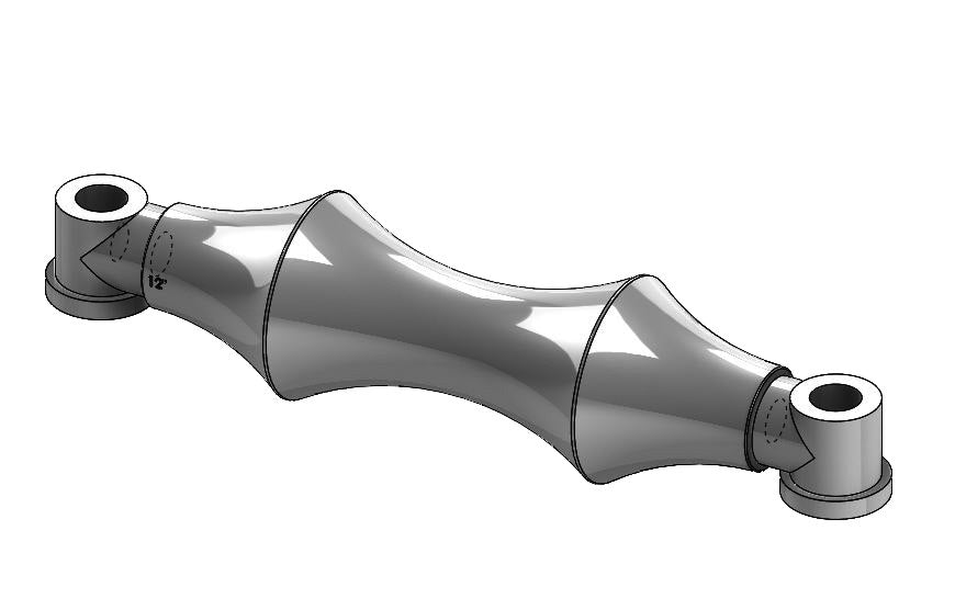 Empire Fig. 277 Two-Rod Roller, Plain Finish