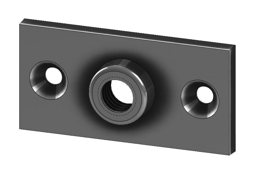 Empire Fig. 41A Hanger Flange Plate, T-304 Stainless Steel