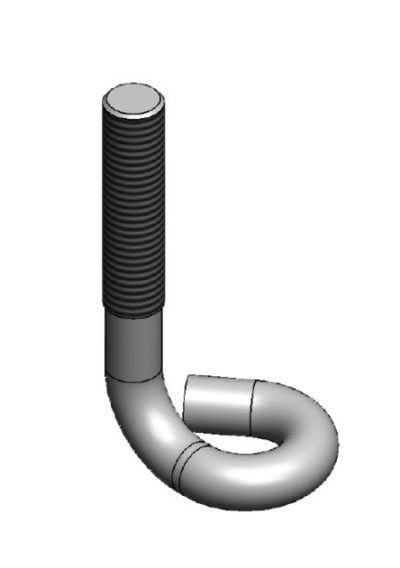 Corporation Eye Bolt Plain Finish Domestic 3/4" x 4-1/2"