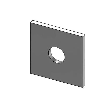 Empire Fig. 75 Steel Washer Plate, Plain Finish