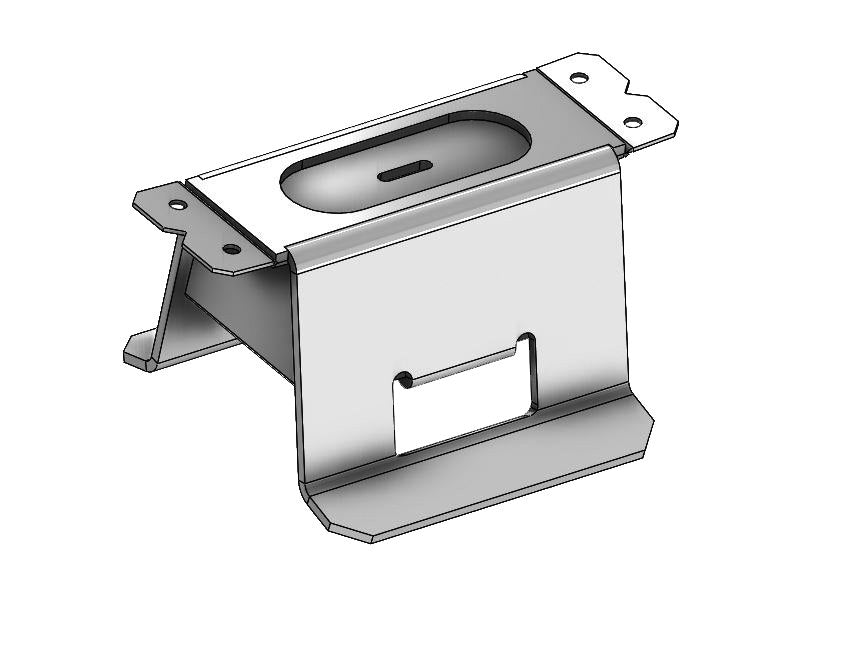 Concrete Insert Nut Electro-Galvanized 1/4"