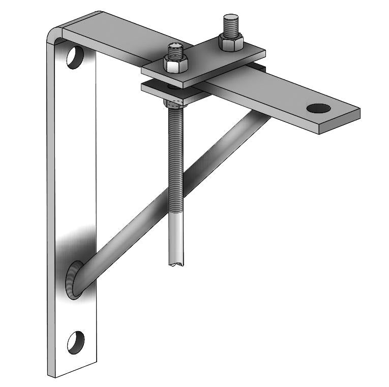 Empire Fig. 820 Light Welded Bracket, Plain Finish