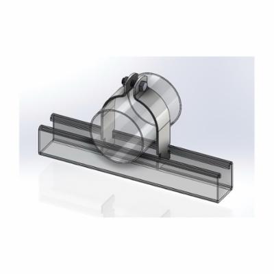 OD Tubing Strut Pipe Clamp Assembled 3"