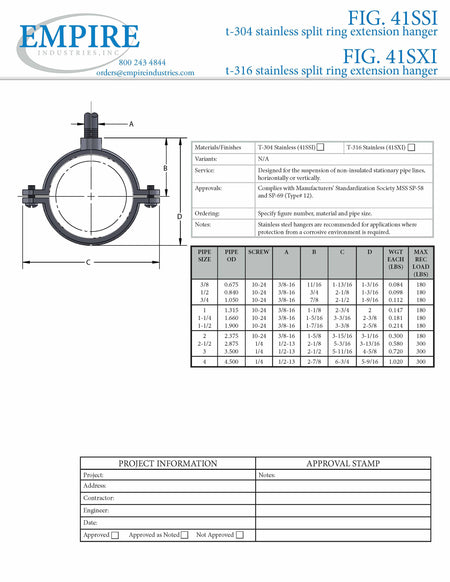 Split Ring T-304 Stainless Steel Import