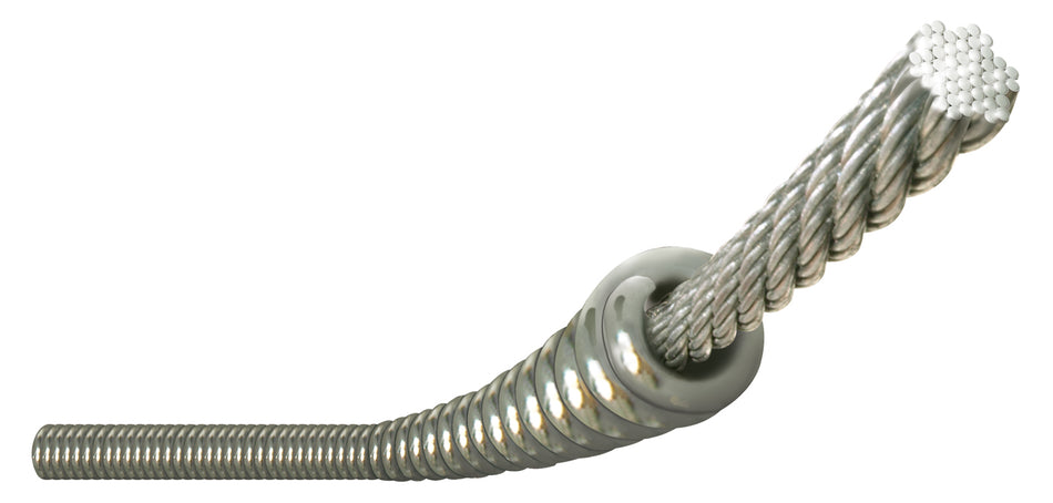 General Wire 50EM3 - 1/2" x 50' Flexicore Cable w/ Male & Female Connectors