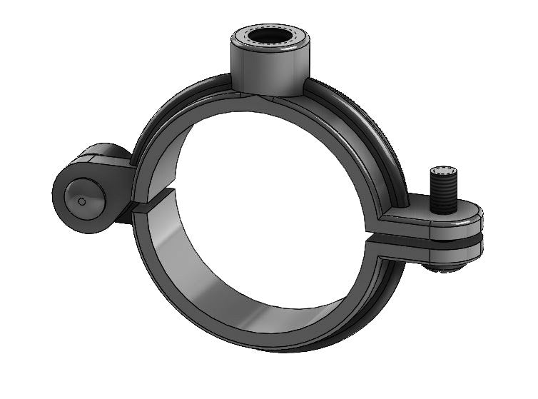 Hinge Split Ring Plain Finish Import 1"