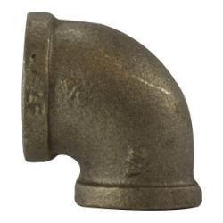 2 X 1-1/2  Lead Free   90 Deg Elbow Brass