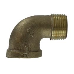 1-1/2  Lead Free   90 Deg St Elbow Brass