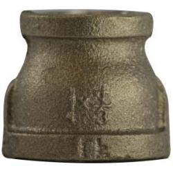 4 X 2 Brass Red Cplg  Lead Free  Brass