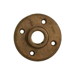 1 BRASS FLOOR FLANGE LF