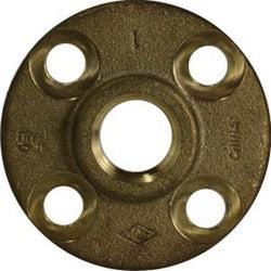1 BRASS COMP FLNG THRD LF