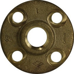 4 BRASS COMP FLNG THRD LF