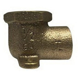 1/2 SWT X 1/2 FIP LF  BRASS DROP EAR 90