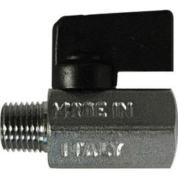3/8 M X F Chrome Mini Ball Valve