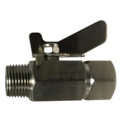 1/4 Mip X Fip S.S. Mini Ball Valve