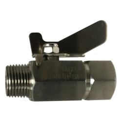 3/8 Mip X Fip S.S. Mini Ball Valve