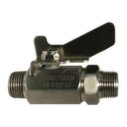 1/4 Mip X Mip S.S. Mini Ball Valve