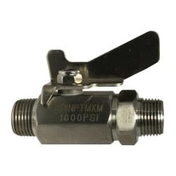 3/8 Mip X Mip Mini S.S. Ball Valve