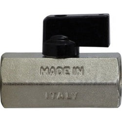3/8 F X F Chrome Mini Ball Valve