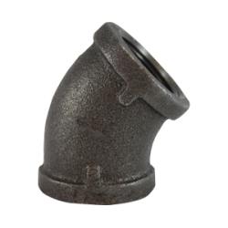 1 Black 45 Elbow
