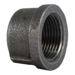 Midland Black Malleable Iron Cap