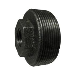 1-1/4 X 1/4 M X F Black Hex Bush