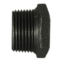 1-1/2 X 1-1/4 Mxf Black Hex Bush