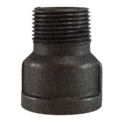 1 Black Malleable Iron Extension