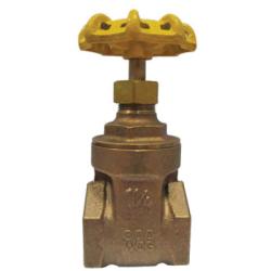 1 Bronze Threaded Gate Valve