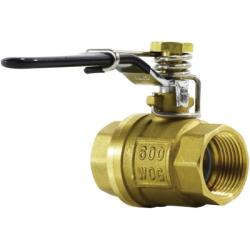 1  Thrd Brass Spring Loaded Ball Valve