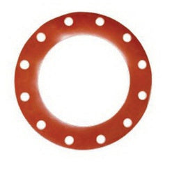 8 Full Face Red Rubber Gasket