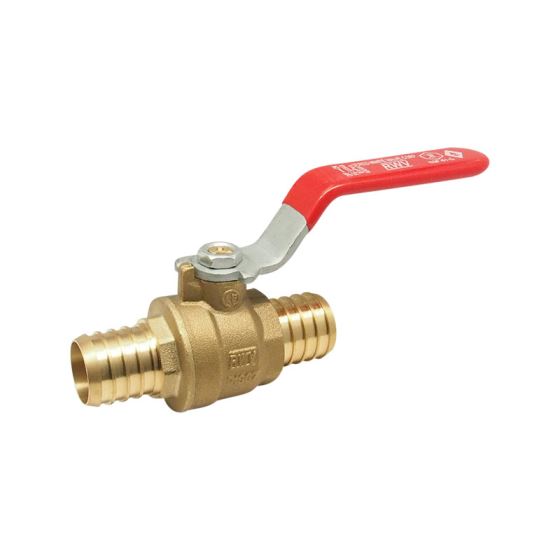 Red-White 5009AB DZR Lead Free Brass PEX Ball Valve – 1/2"–2"