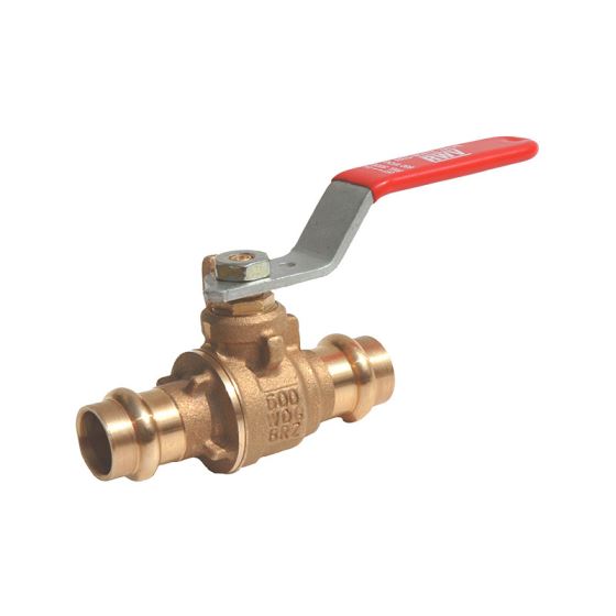 Red-White 5020ABW Bronze Full Port EzPress Ball Valve – 3/4"