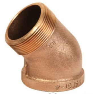 Brass 45° Street Elbow (Lead Free)