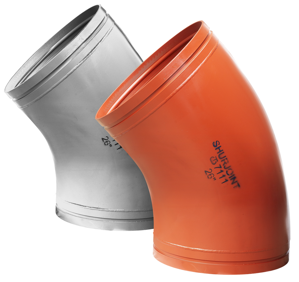 VSH Shurjoint Ductile Iron 45° Elbow